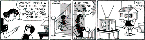 Nancy on Friday March 7, 1969 Comic Strip