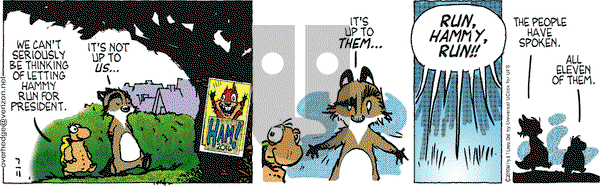 Over the Hedge on Saturday July 11, 2015 Comic Strip