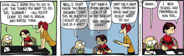 The Buckets on Friday June 4, 2010 Comic Strip