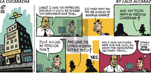 La Cucaracha on Sunday November 13, 2011 Comic Strip