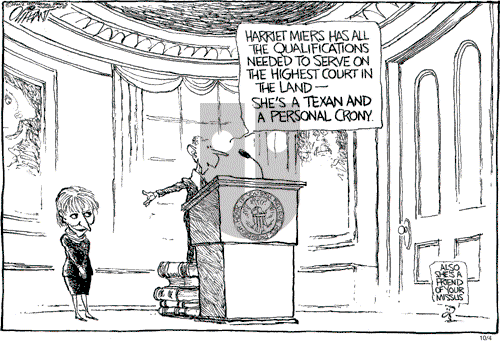Pat Oliphant on Tuesday October 4, 2005 Comic Strip