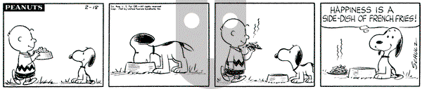 Peanuts on Tuesday February 18, 1964 Comic Strip