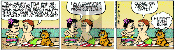 Garfield on Thursday April 21, 1983 Comic Strip