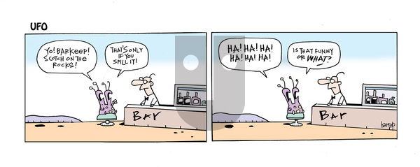 UFO on Saturday March 1, 2025 Comic Strip