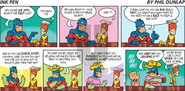 Ink Pen - Sunday December 14, 2014 Comic Strip