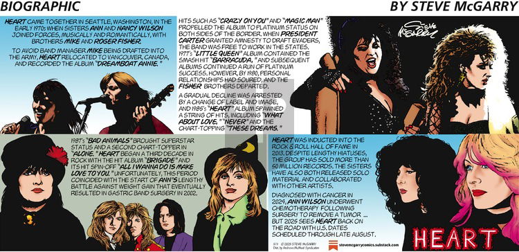 Biographic on Sunday May 11, 2025 Comic Strip