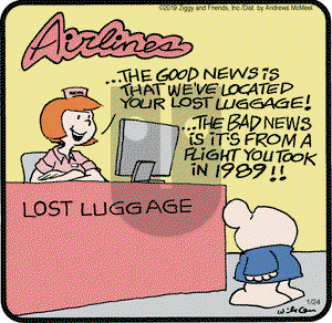 Ziggy on Thursday January 24, 2019 Comic Strip