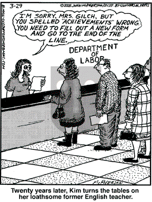 Close to Home on Tuesday March 29, 2005 Comic Strip