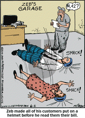 Close to Home on Friday June 6, 2014 Comic Strip