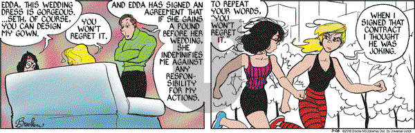 9 Chickweed Lane on Monday March 28, 2016 Comic Strip