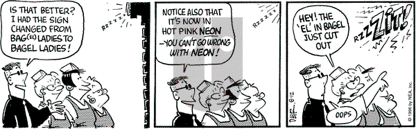 Betty on Monday August 12, 1996 Comic Strip