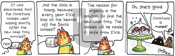 Breaking Cat News on Saturday December 21, 2019 Comic Strip