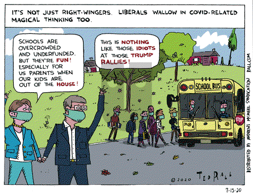 Ted Rall on Wednesday July 15, 2020 Comic Strip