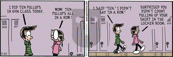 Grand Avenue on Thursday March 30, 2017 Comic Strip