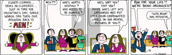 Cathy Classics - Monday January 26, 2004 Comic Strip