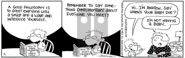 Soup to Nutz - Old on Monday February 6, 2006 Comic Strip