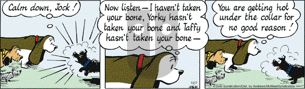 Fred Basset on Thursday December 7, 2017 Comic Strip