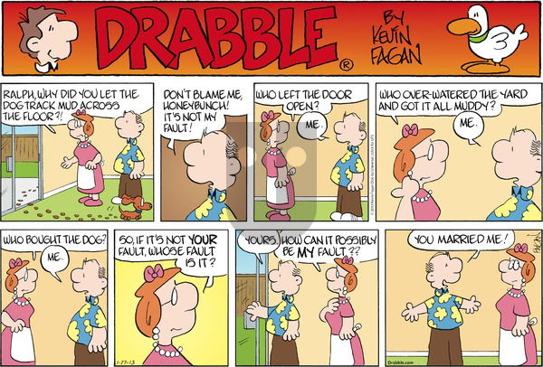 Drabble on Sunday January 27, 2013 Comic Strip