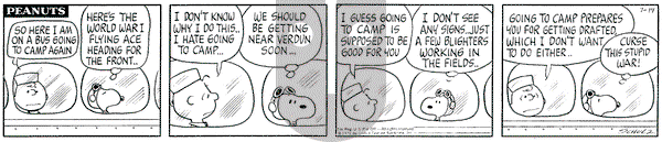 Peanuts on Monday July 19, 1971 Comic Strip