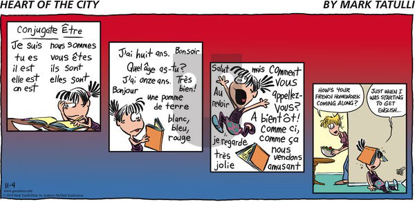 Heart of the City on Sunday November 4, 2018 Comic Strip