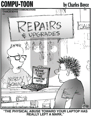 Compu-toon on Saturday April 25, 2015 Comic Strip