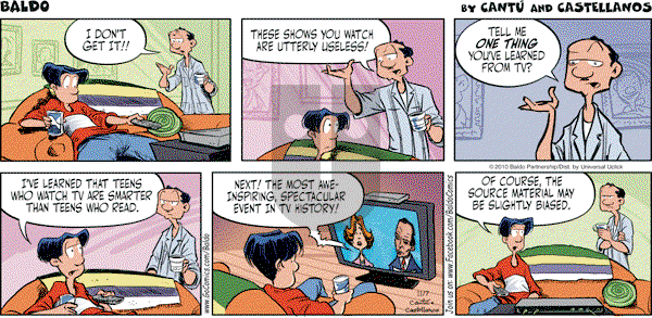 Baldo - Sunday November 7, 2010 Comic Strip