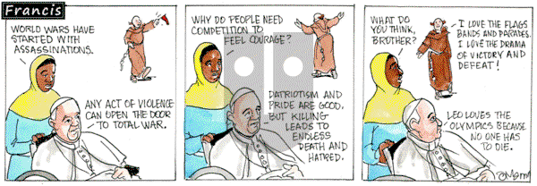 Francis on Monday August 5, 2024 Comic Strip