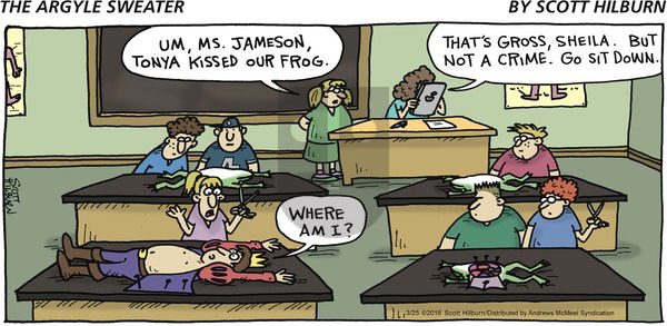 The Argyle Sweater on Sunday March 25, 2018 Comic Strip