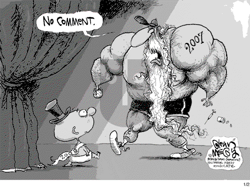 Glenn McCoy on Wednesday January 2, 2008 Comic Strip