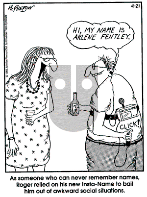 Close to Home on Friday April 21, 1995 Comic Strip