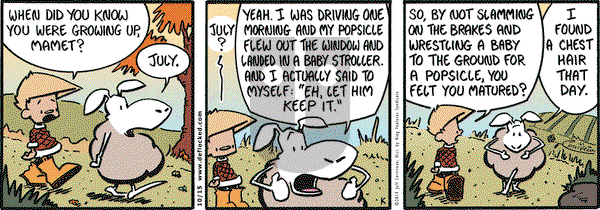 DeFlocked on Wednesday October 15, 2014 Comic Strip
