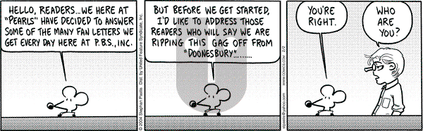 Pearls Before Swine - Monday February 2, 2004 Comic Strip