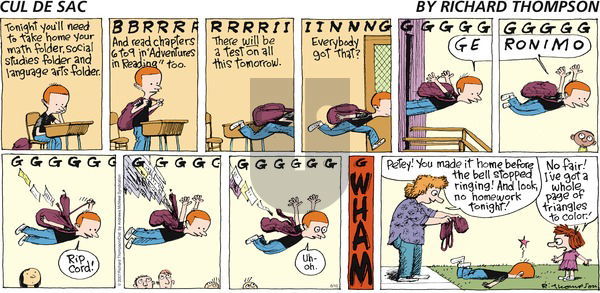 Cul de Sac on Sunday June 10, 2018 Comic Strip