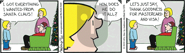 The Born Loser on Wednesday December 25, 2024 Comic Strip