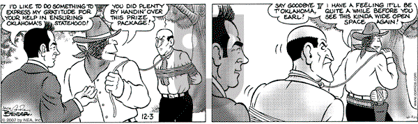 Alley Oop on Monday December 3, 2007 Comic Strip
