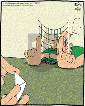 In the Bleachers on Wednesday December 12, 2018 Comic Strip