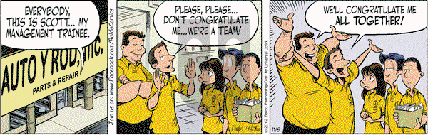Baldo on Friday November 9, 2012 Comic Strip
