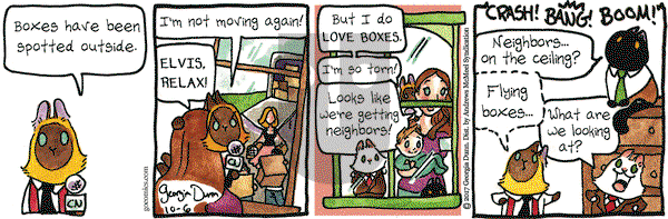 Breaking Cat News on Friday October 6, 2017 Comic Strip