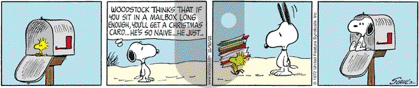 Peanuts on Saturday November 30, 2002 Comic Strip