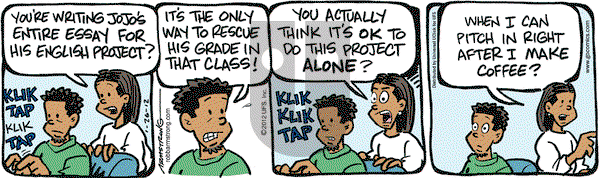 JumpStart on Thursday January 26, 2012 Comic Strip