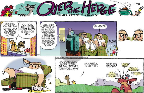 Over the Hedge on Sunday April 19, 2015 Comic Strip
