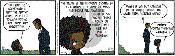 The Boondocks on Saturday October 23, 2004 Comic Strip