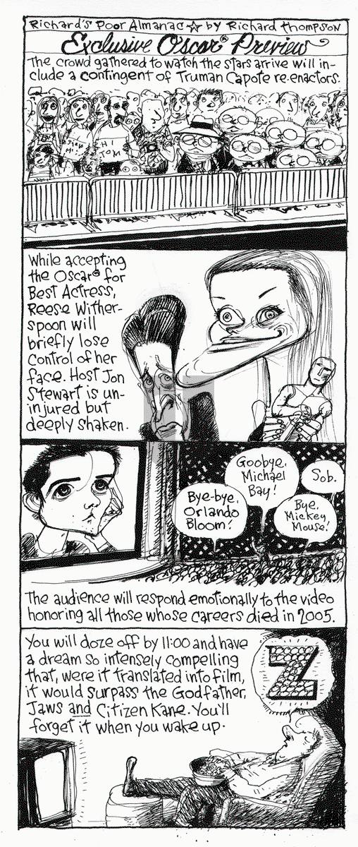 Richard's Poor Almanac on Tuesday February 17, 2015 Comic Strip