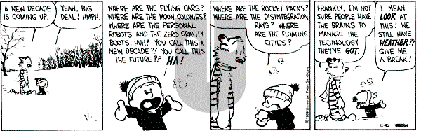 Calvin and Hobbes - Saturday December 30, 1989 Comic Strip
