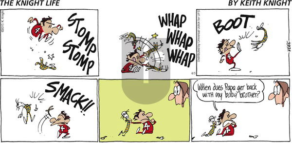 The Knight Life on Sunday April 5, 2015 Comic Strip