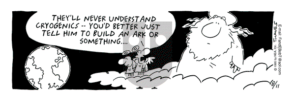 Frank and Ernest on Friday August 11, 1995 Comic Strip