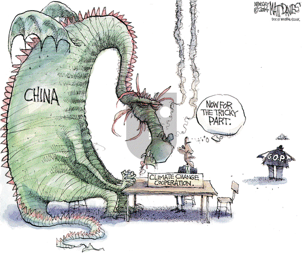 Matt Davies on Friday November 14, 2014 Comic Strip