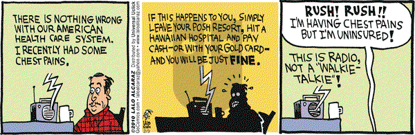 La Cucaracha on Wednesday February 3, 2010 Comic Strip