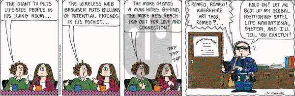 Cathy Classics on Thursday January 22, 2004 Comic Strip