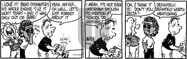 Luann on Thursday September 22, 1988 Comic Strip